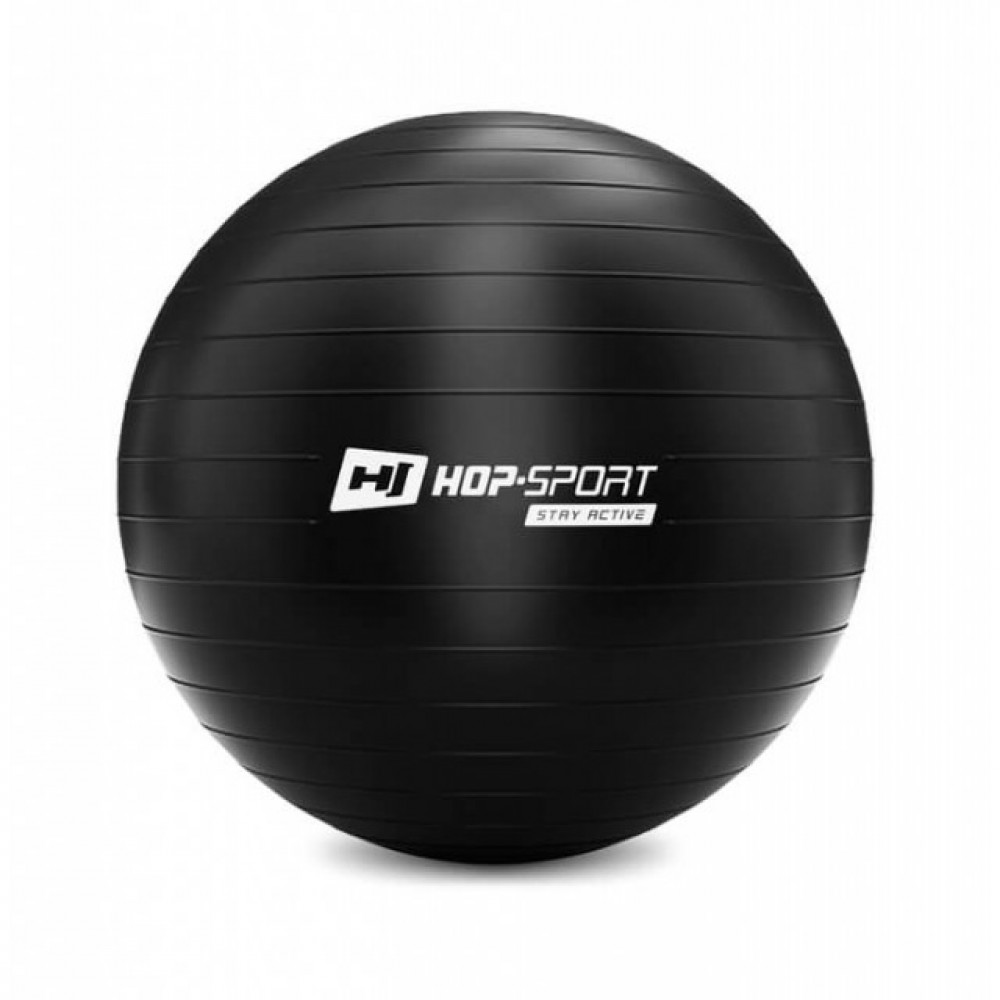 Фитбол Hop-Sport 45cm HS-R055YB black + насос