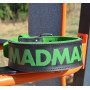 Пояс для важкої атлетики MadMax MFB-302 Quick Release Belt шкіряний Black/Green XL Пояс для важкої атлетики MadMax MFB-302 Quick Release Belt шкіряний Black/Green XL