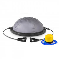 Балансировочная платформа с вкраплениями Bosu серая