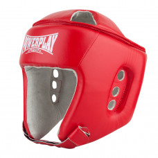 Боксерский шлем тренировочный PowerPlay 3084 красный L