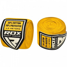 Бинты боксерские RDX Fibra Yellow 4.5m