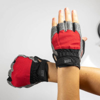 Перчатки для фитнеса сетка JF-S3 Red 2XS
