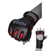 Перчатки для MMA PowerPlay 3053 Черно-красные S / M