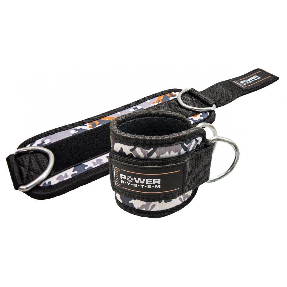 Манжети на щиколотку Power System PS-3470 Ankle Strap Camo Grey/Black Манжети на щиколотку Power System PS-3470 Ankle Strap Camo Grey/Black