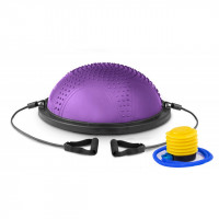 Балансировочная платформа с вкраплениями Bosu фиолетовая