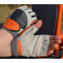 Рукавички для фітнесу MadMax MFG-850 Crazy Grey/Orange L