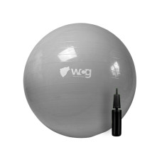 Мяч для фитнеса (фитбол) WCG 75 Anti-Burst 250кг Серый + насос