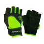 Перчатки для фитнеса PowerPlay 1728 женские Черно-Зеленые XS