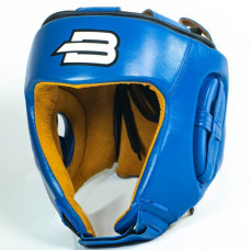 Боксерский тренировочный шлем BoyBo (кожа) р.XL,син. SW4-74-5 Шлем BoyBo Nylex боевой синий. S