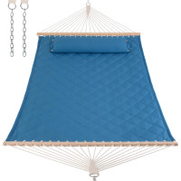 Двухместный гамак SOFT голубой XXL 200x140 с планками WCG