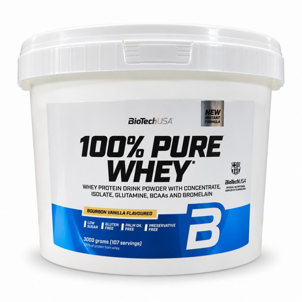 BioTech 100% Pure Whey (3 kg, bourbon vanilla) BioTech 100% Pure Whey (3 kg, bourbon vanilla)
