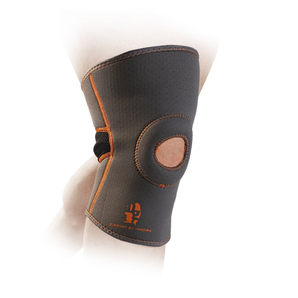 Наколінник MadMax MFA-297 Knee Support with Patella Stabilizer Dark Grey/Orange L Наколінник MadMax MFA-297 Knee Support with Patella Stabilizer Dark Grey/Orange L
