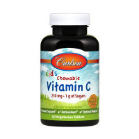 Kid's Chewable Vitamin C 250 mg 1 g Sugars (60 veg tab, tangerine)