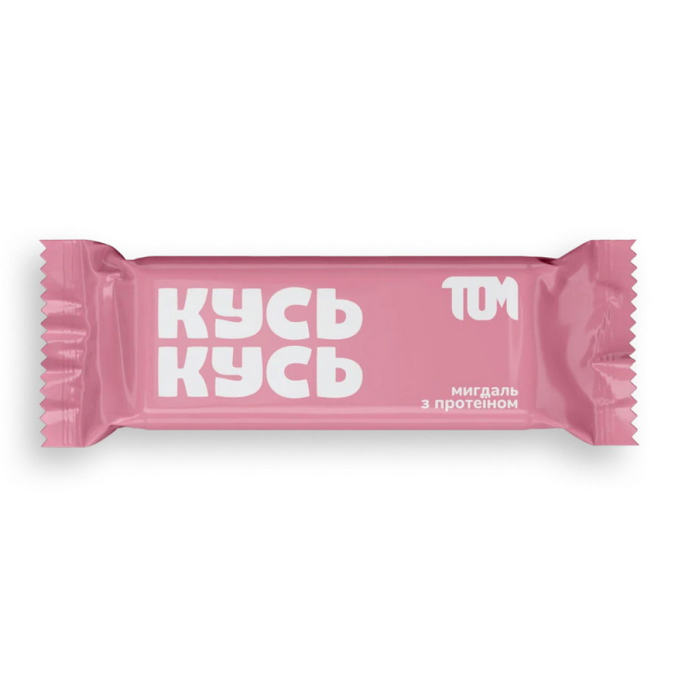TOM Батомчик мигдаль з протеїном (45 g) TOM Батомчик мигдаль з протеїном (45 g)