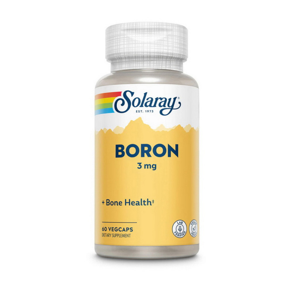 Solaray Boron 3 mg (60 veg caps) Solaray Boron 3 mg (60 veg caps)