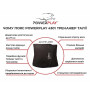 Пояс для схуднення PowerPlay 4301 (125*30 см) Чорний