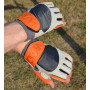 Рукавички для фітнесу MadMax MFG-850 Crazy Grey/Orange L