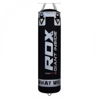 Боксерский мешок RDX Leather Black 1.4м, 45-55кг