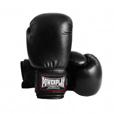 Боксерские Перчатки PowerPlay 3004 Черные 12 Унций