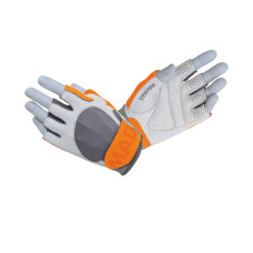 Рукавички для фітнесу MadMax MFG-850 Crazy Grey/Orange XXL