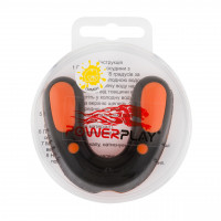 Капа боксерская PowerPlay 3315 SR Оранжево-Черная LEMON