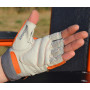 Рукавички для фітнесу MadMax MFG-850 Crazy Grey/Orange XXL