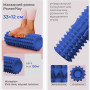 Масажний ролик (роллер) PowerPlay 4405 EVA Massage Roller Синій (33x12см.)