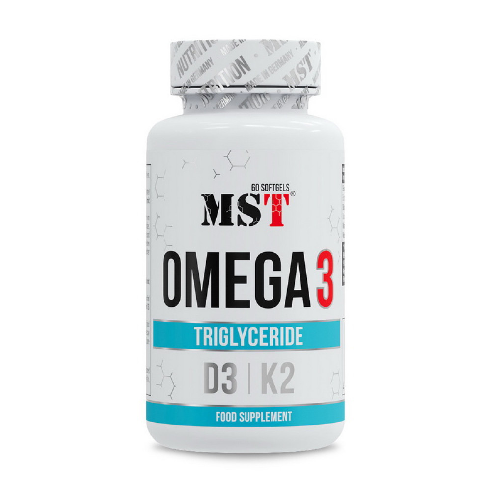 Omega 3 Triglyceride D3 + K2 (60 softels) Omega 3 Triglyceride D3 + K2 (60 softels)