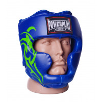 Боксерский шлем тренировочный PowerPlay 3043 Синий XL