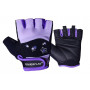 Перчатки для фитнеса PowerPlay 3492 женские Черно-фиолетовые XS
