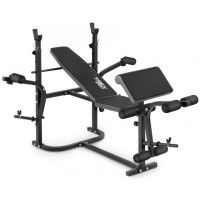 Скамья тренировочная Trex Sport TX-020 + парта Скотта + верхняя тяга