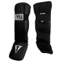Защита голени и стопы TITLE Boxing Vinyl Shin-Instep Guards 2.0 Black взрослые