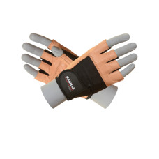Рукавички для фітнесу MadMax MFG-444 Fitness Brown M