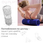 Масажний ролик (роллер) PowerPlay 4405 EVA Massage Roller Синій (33x12см.)