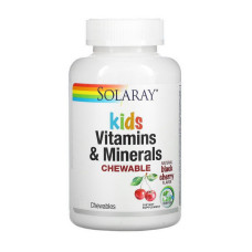 Kids Vitamins & Minerals (60 chewables, black cherry)