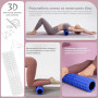 Масажний ролик (роллер) PowerPlay 4405 EVA Massage Roller Синій (33x12см.)