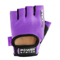 Перчатки для фитнеса и тяжелой атлетики Power System Pro Grip PS-2250 женские Purple XS