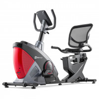 Горизонтальный велотренажер Hop-Sport HS-070L Helix iConsole red