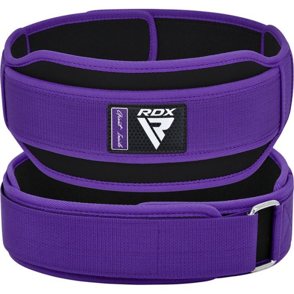 Пояс для важкої атлетики RDX RX5 Double Belt неопреновий Purpel S Пояс для важкої атлетики RDX RX5 Double Belt неопреновий Purpel S