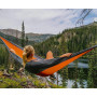 Нейлоновый гамак TOURING Оранжевый с черным XL 270х140 WCG