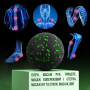 Масажний м'яч PowerPlay PP-4350 Epp Massage Ball (d8) Чорно/Зелений Масажний м'яч PowerPlay PP-4350 Epp Massage Ball (d8) Чорно/Зелений