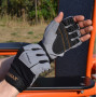 Рукавички для фітнесу MadMax MFG-871 Damasteel Grey/Black XXL