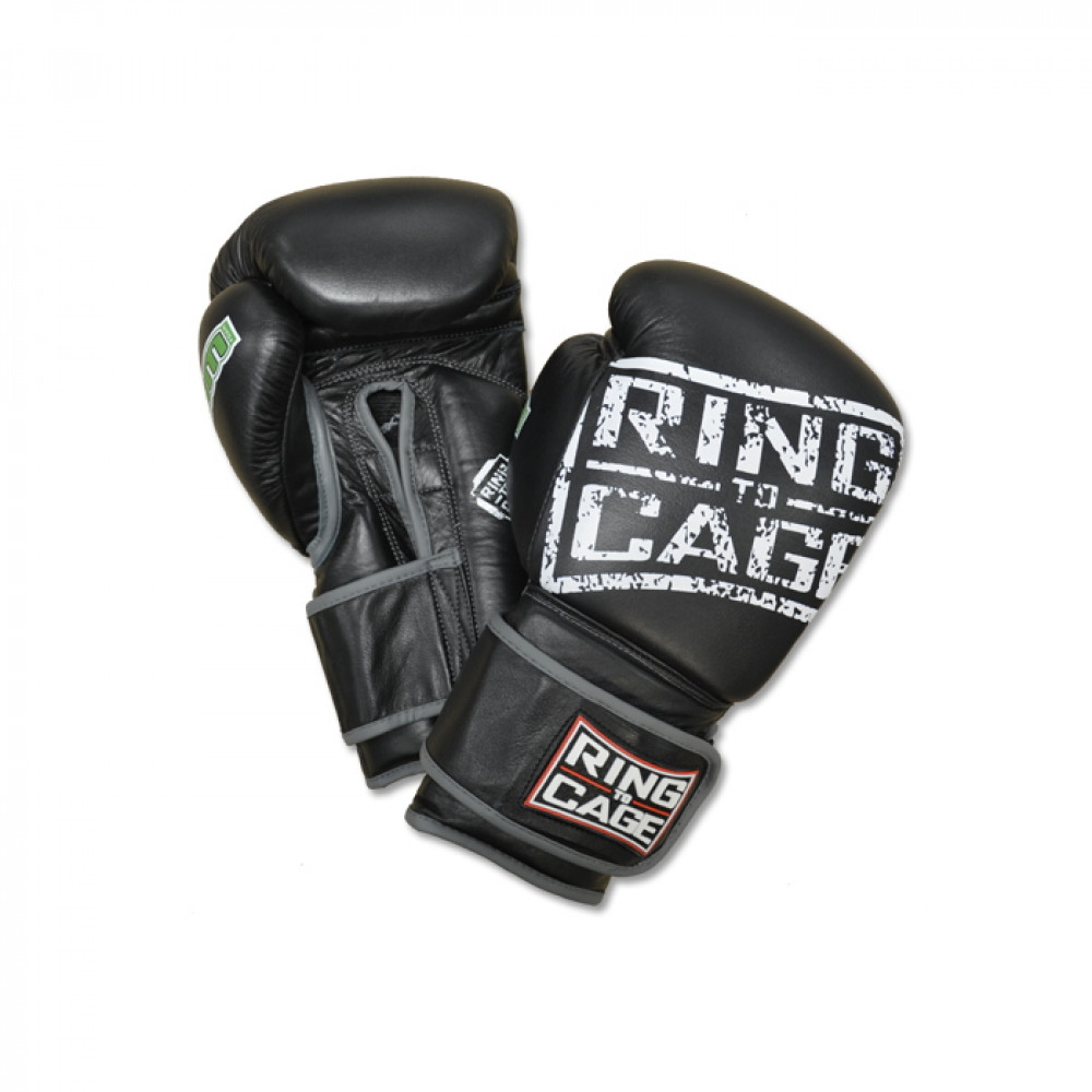 Боксерские перчатки RING TO CAGE Deluxe MiM-Foam Sparring Gloves - Safety Strap RC06SS-THREE