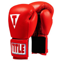 Боксерские перчатки TITLE Classic Leather Elastic Training Gloves 2.0