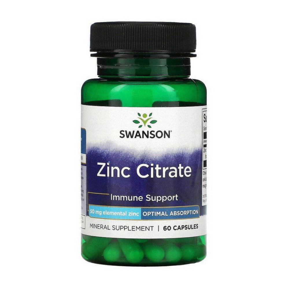 Zinc Citrate 50 mg (60 caps) Zinc Citrate 50 mg (60 caps)