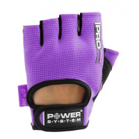 Рукавички для фітнесу та важкої атлетики Power System Pro Grip PS-2250 жіночі Purple S