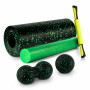 Масажний набір PowerPlay PP_4015 EPP Foam Roller Set 4in1 (2-ва роли + 2-ва м'ячі) Чорно-зелений Масажний набір PowerPlay PP_4015 EPP Foam Roller Set 4in1 (2-ва роли + 2-ва м'ячі) Чорно-зелений