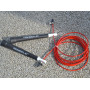 Скакалка швидкісна PowerPlay 4202 Ultra Speed Rope Червона (2,9m.)