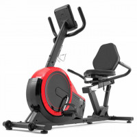 Горизонтальный велотренажер Hop-Sport HS-60L Pulse black / red 2020