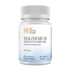 Magnesium with Vitamin B6 200 mg (100 tab)